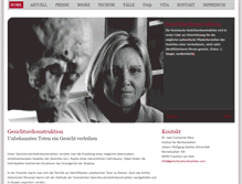 Tablet Screenshot of gesichtsrekonstruktion.com
